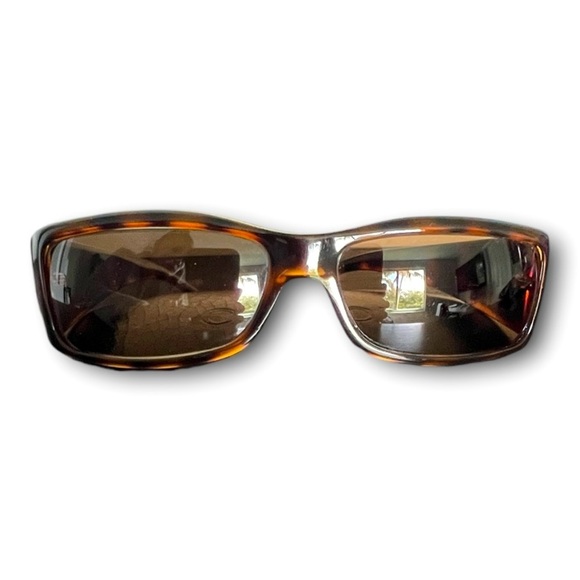 Gucci Sunglasses Rectangle Brown 
Slim Vintage  Authentic Retro Y2K - Picture 4 of 16